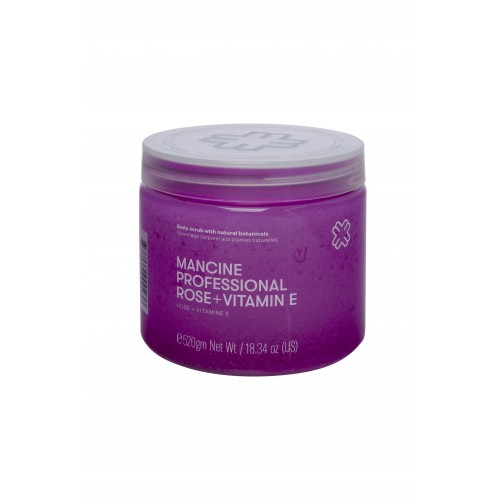 Mancine Rose & Vitamin E Salt Scrub 520g